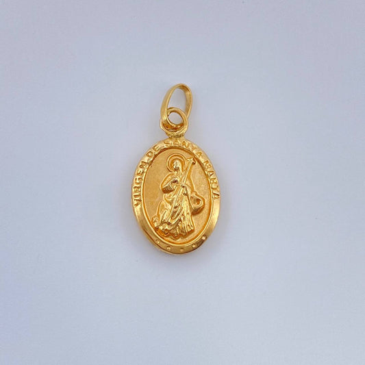 Herraje Virgen de Santa Marta 0.55gr / 1/2 in / Oro Amarillo 18K %