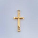 Herraje Cruz 0.5gr / 1 in / Oro Amarillo 18K %