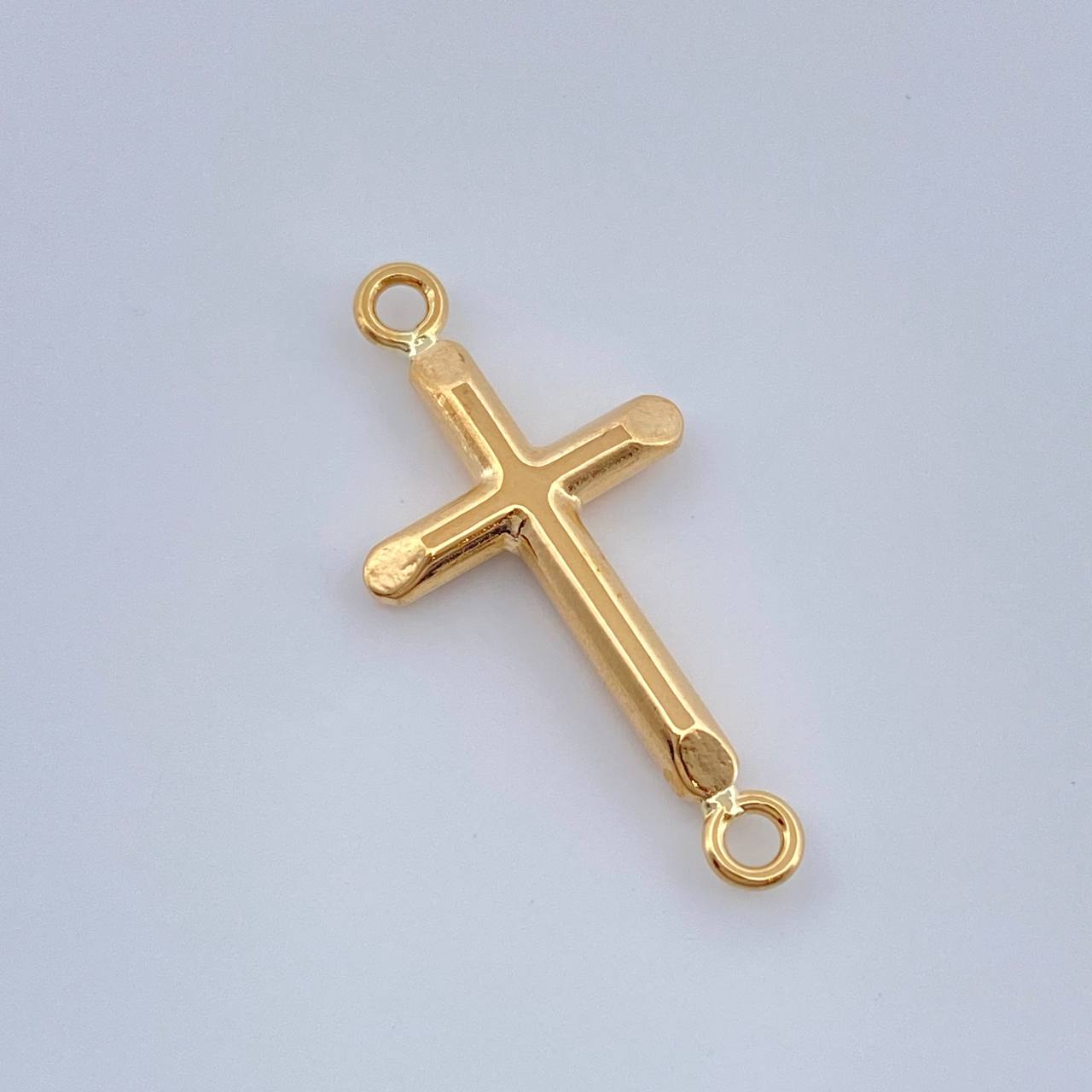 Herraje Cruz 0.55gr / 1 in / Oro Amarillo 18K %