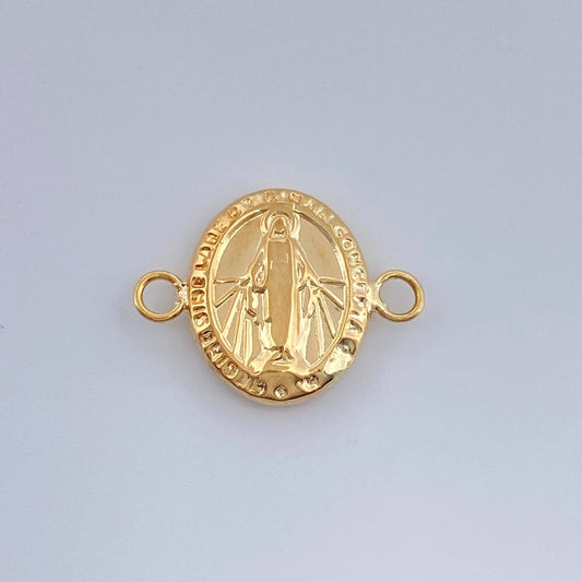 Herraje Vigen Milagrosa 0.6gr / 1/2 in / Oro Amarillo 18K %