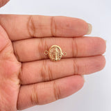 Herraje Vigen Milagrosa 0.6gr / 1/2 in / Oro Amarillo 18K %