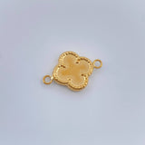 Herraje Trebol 0.7gr / 1/2 in / Oro Amarillo 18K %