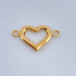 Charm Heart 0.45 g / 3/4 in Yellow Gold 18K