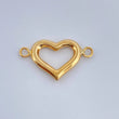 Herraje Corazón 0.45 g / 3/4 in Oro Amarillo 18K