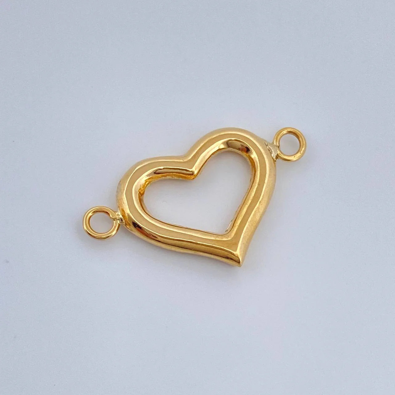 Herraje Corazón 0.45 g / 3/4 in Oro Amarillo 18K