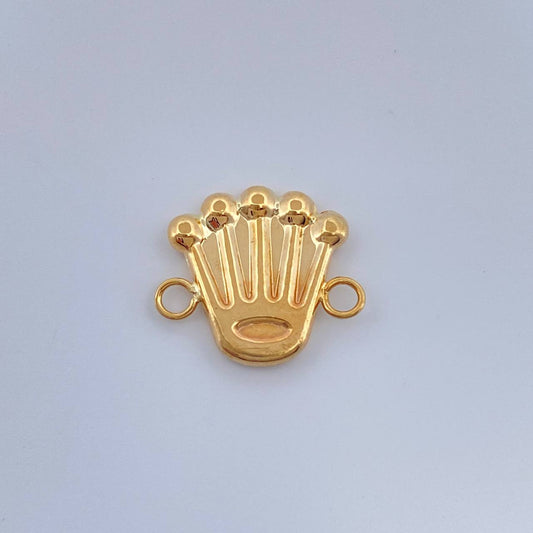 Herraje Corona 0.6gr / 1/2 in / Oro Amarillo 18K %