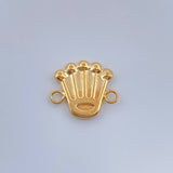 Herraje Corona 0.6gr / 1/2 in / Oro Amarillo 18K %