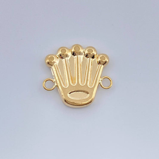 Herraje Corona 0.8gr / 1/2 in / Oro Amarillo 18K %