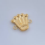 Herraje Corona 0.75gr / 1/2 in / Oro Amarillo 18K %