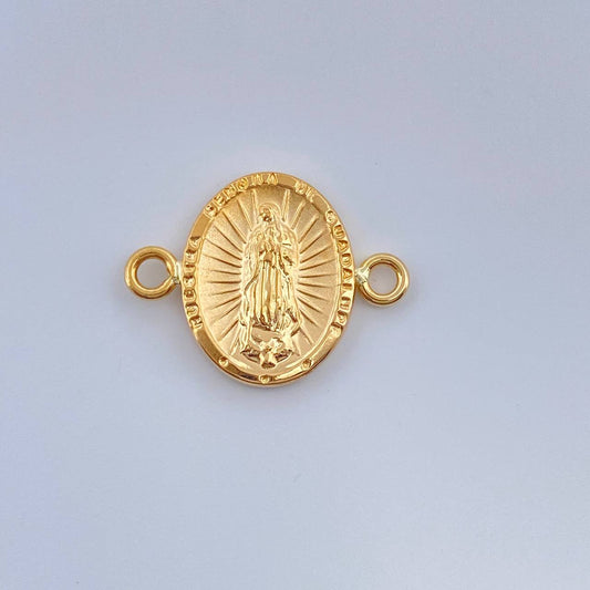 Herraje Virgen Guadalupe 0.6gr / 1/2 in / Oro Amarillo 18K %