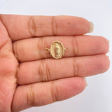 Herraje Virgen Guadalupe 0.6gr / 1/2 in / Oro Amarillo 18K %