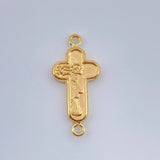 Herraje Cruz Cristo 0.85gr / 1 in / Oro Amarillo 18K %