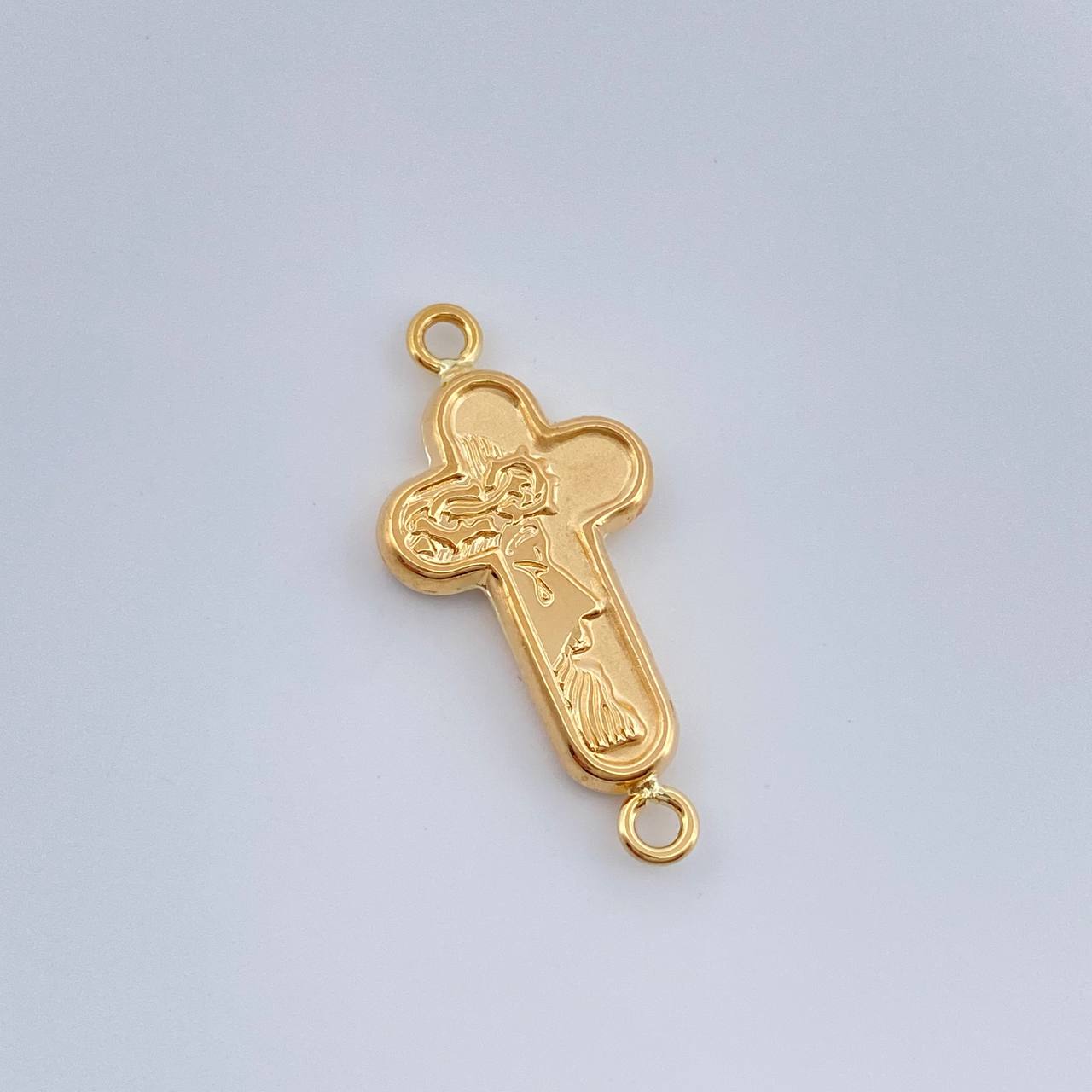 Herraje Cruz Cristo 0.85gr / 1 in / Oro Amarillo 18K %