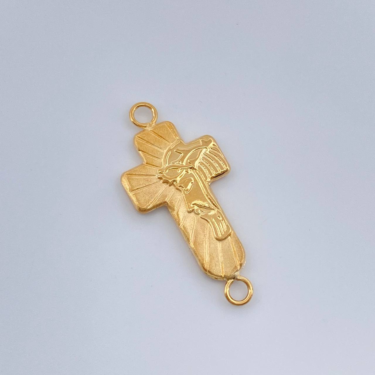 Herraje Cruz Cristo 0.75gr / 1 in / Oro Amarillo 18K %