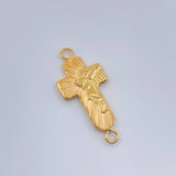 Herraje Cruz Cristo 0.75gr / 1 in / Oro Amarillo 18K %