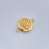 Herraje Corona 0.85gr / 1/2 in / Oro Amarillo 18K %