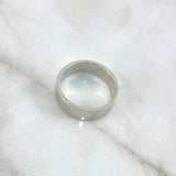 Custom Made to Order Half Round 7gr / Polished 18K White Gold