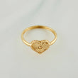 Anillo Corazon 1.15gr / T8 1/2 / Oro Amarillo 18K &