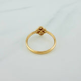 Anillo Trebol 1.05gr / T6 1/2 / Oro Amarillo 18K &