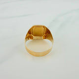 Anillo Cruz 3.8gr / T10 1/2 / Oro Amarillo 18K $