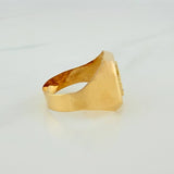 Anillo Cruz 3.8gr / T10 1/2 / Oro Amarillo 18K $