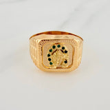 Anillo Herradura 4.05gr / T12 / Oro Amarillo 18K $