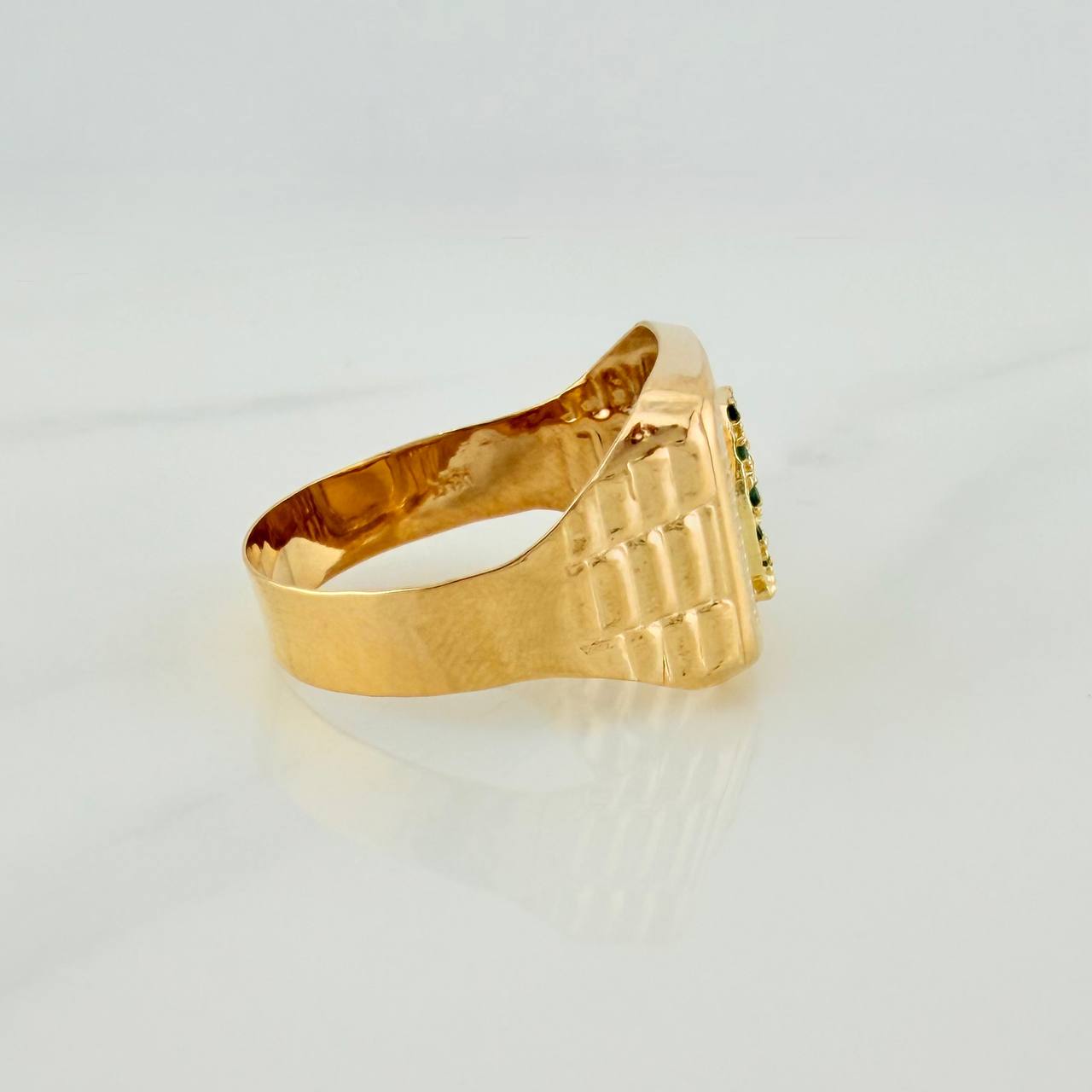 Anillo Herradura 4.05gr / T12 / Oro Amarillo 18K $