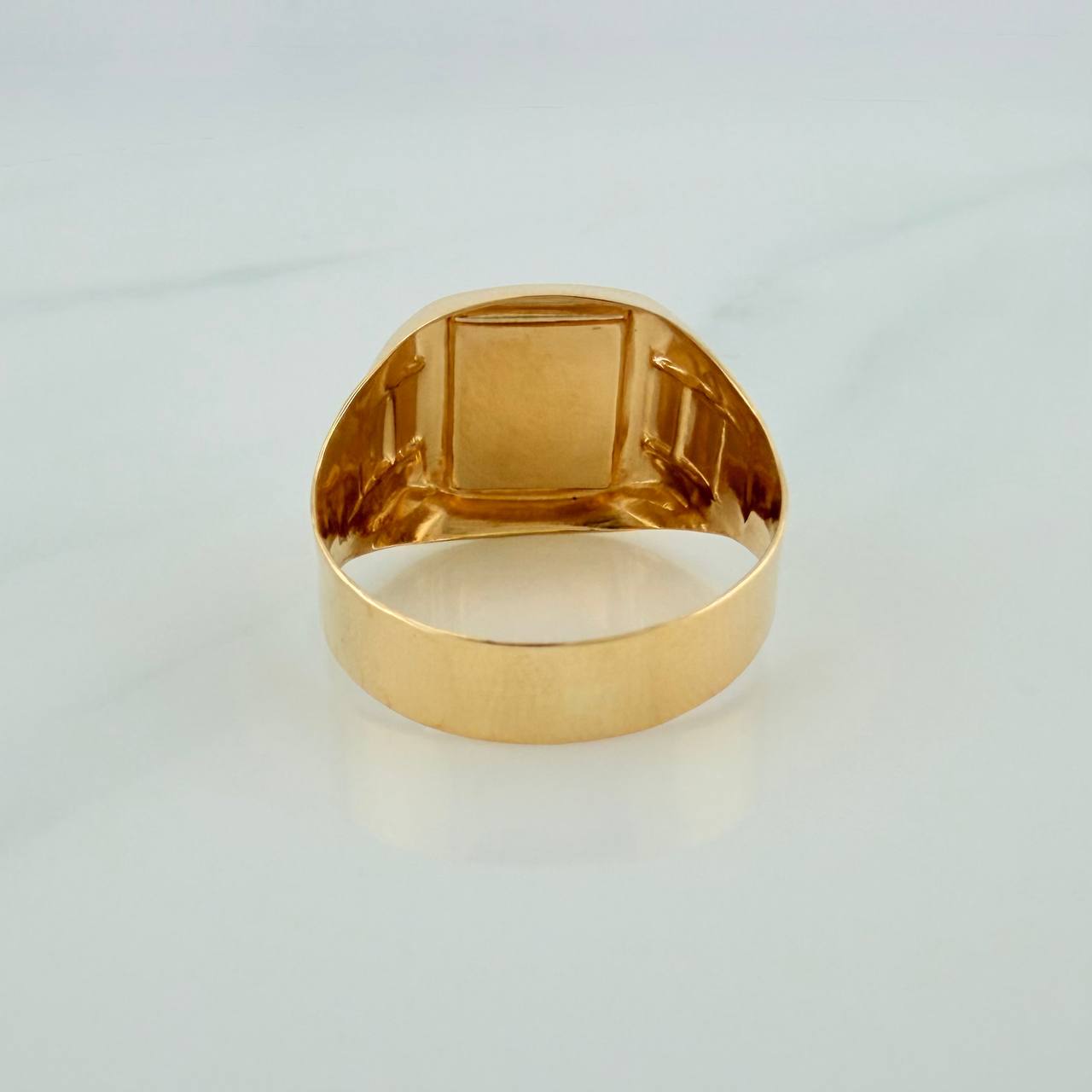 Sacred Heart of Jesus Ring 3.45gr / T8 1/2 / 18K Yellow Gold $