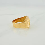Sacred Heart of Jesus Ring 3.45gr / T8 1/2 / 18K Yellow Gold $