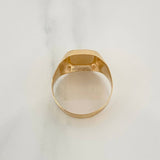 Poker Ring 4.05gr / T9 3/4 / 18K Yellow Gold $