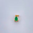 Pendant Box Emerald 0.8gr / 1/2 in / 18K Yellow Gold $