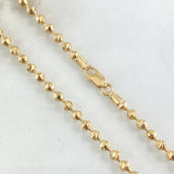 Cadena Militar 21.25gr / 65cm / Oro 18K
