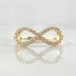 Anillo Infinito Tupido 1.8gr / T6 3/4 / Oro Amarillo 18K