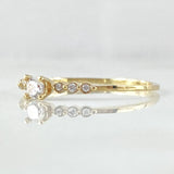 Trinity Channel Solitaire Ring 1.15gr / Size 7 / 18K Gold ©