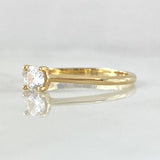 Anillo Solitario 4 Garras 1.75 g / T7 3/4 Oro Amarillo 18K