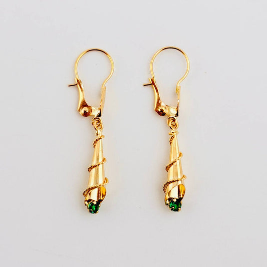 Candongas Corneta Lazo 1.4gr / 1 1/2 in / Oro Amarillo 18K