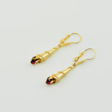 Candongas Corneta Lazo 1.15gr / 1 1/4 in / Oro Amarillo 18K