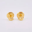 Feet Stud Earrings 0.4gr / 4.4mm Yellow Gold 18K ©