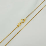 Cadena Veneciana 1.1gr / 17 3/4 in / 0.4mm Oro Amarillo +3 18K %