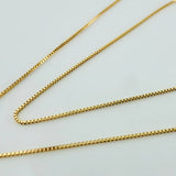 Cadena Veneciana 1.1gr / 17 3/4 in / 0.4mm Oro Amarillo +3 18K %
