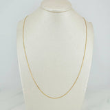 Cadena Veneciana 1.55 g / 23 3/4 in / 0.62 mm Oro Amarillo 18K