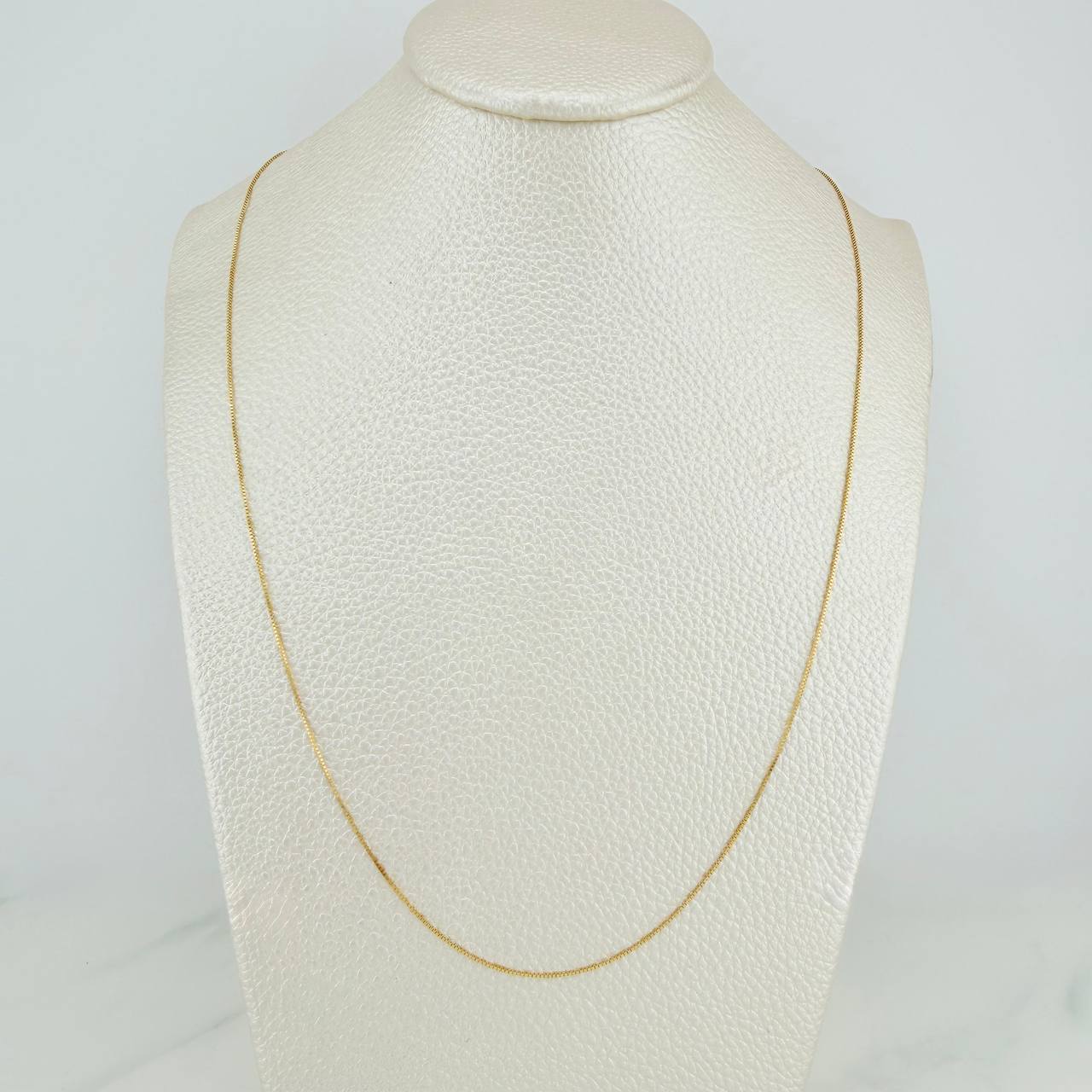Cadena Veneciana 1.1gr / 17 3/4 in / 0.4mm Oro Amarillo +3 18K %