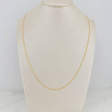 Cadena Singapur 0.95gr / 17 3/4 in / 0.55mm Oro Amarillo +3 18K %