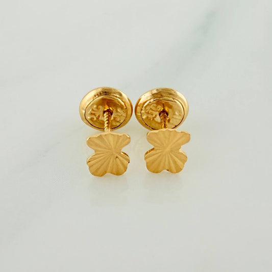 Bear TS Stud Earrings 0.55gr / 4.8mm Yellow Gold 18K &