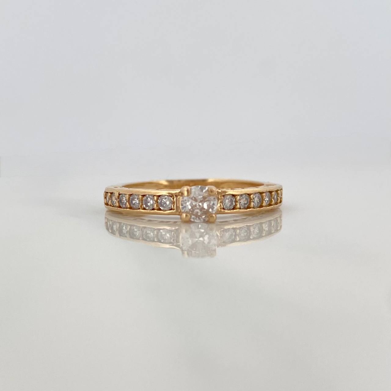 Solitaire Churumbela Ring BV 3gr / T7 / Yellow Gold 18K %