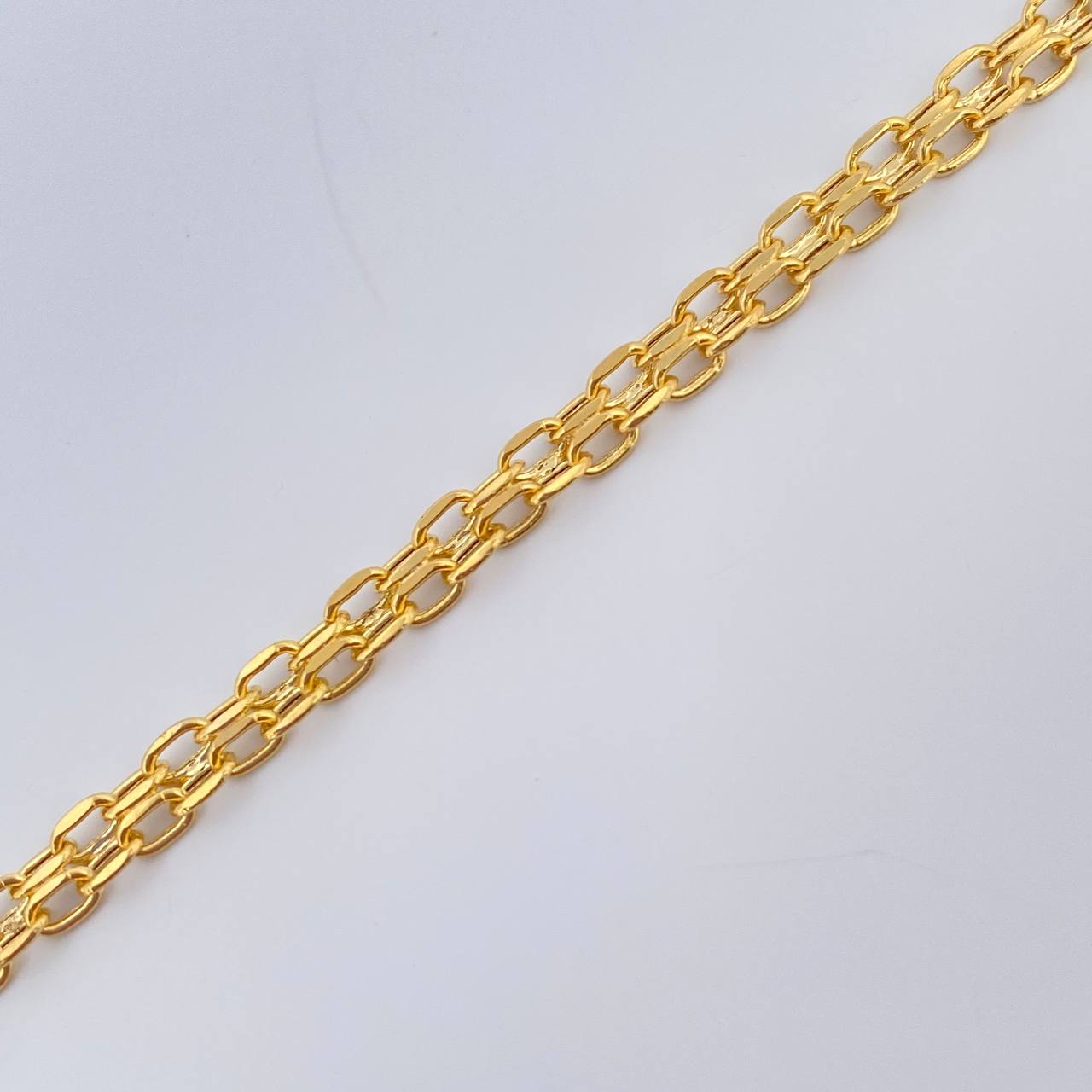 Pulso China 2.45gr / 6 1/2 in / 3.54mm Oro Amarillo +1 18K %