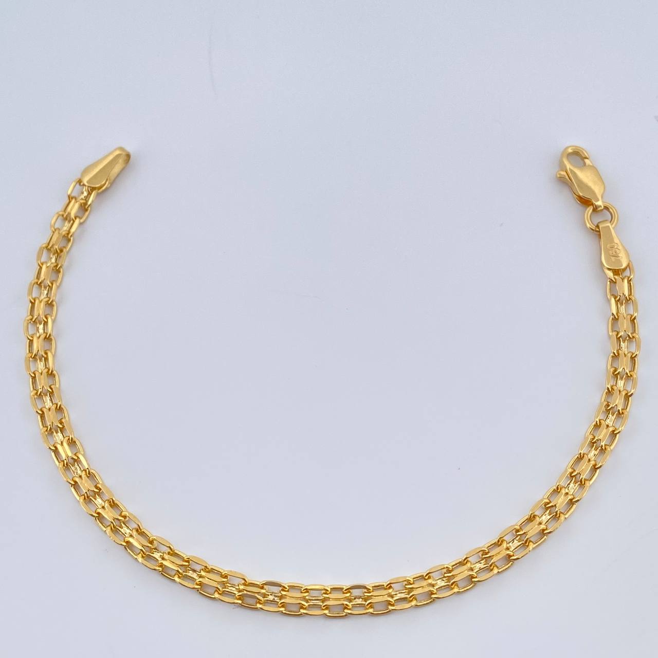 Pulso China 2.45gr / 6 1/2 in / 3.54mm Oro Amarillo +1 18K %