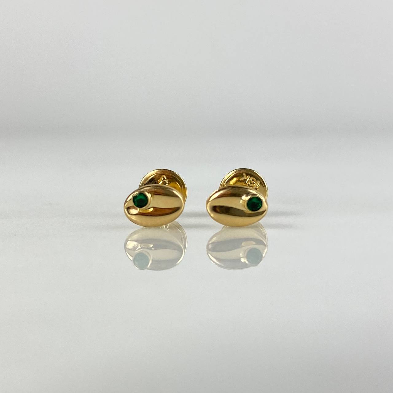 Topos Granos de Café 0.6gr / 2.8mm Oro Amarillo 18K &