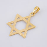 Dije Estrella de David 1.9g / 1 1/2 in Oro Amarillo 18K