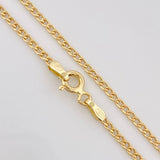 Cadena Mini Cubana 2.5g / 20 in / 1.75mm Oro Amarillo 18K